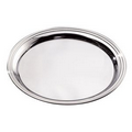 14" Round 18/10 Stainless Steel Tray